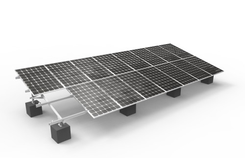 Concrete Foundation Flat RoofMounting System